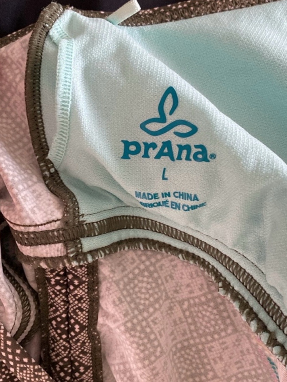 Prana bathing swimsuit tankini leggings women’s large green - Picture 8 of 8